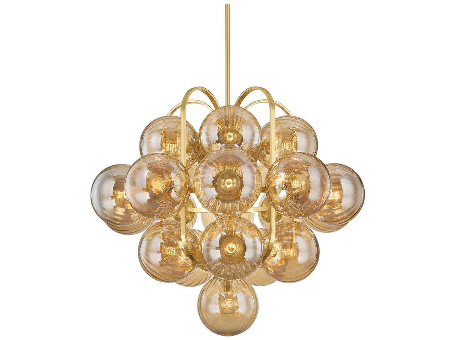 Corbett Lighting 21-Light Cronus Chandelier in Vintage Polished Brass