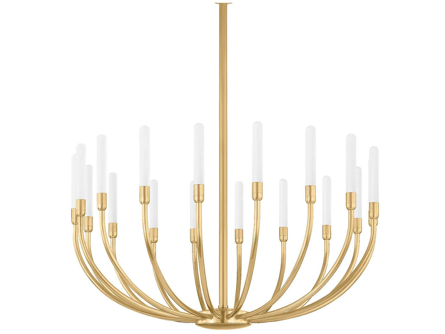 Corbett Lighting 18-Light Amalthea Chandelier in Vintage Brass