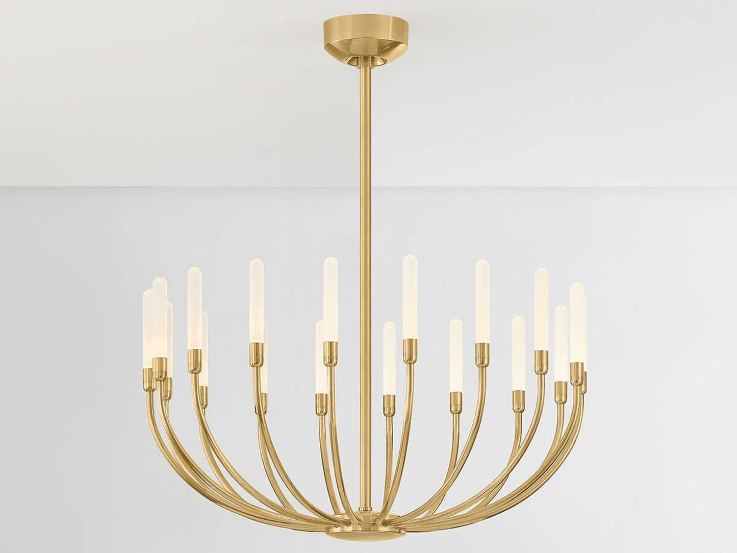 Corbett Lighting 18-Light Amalthea Chandelier in Vintage Brass