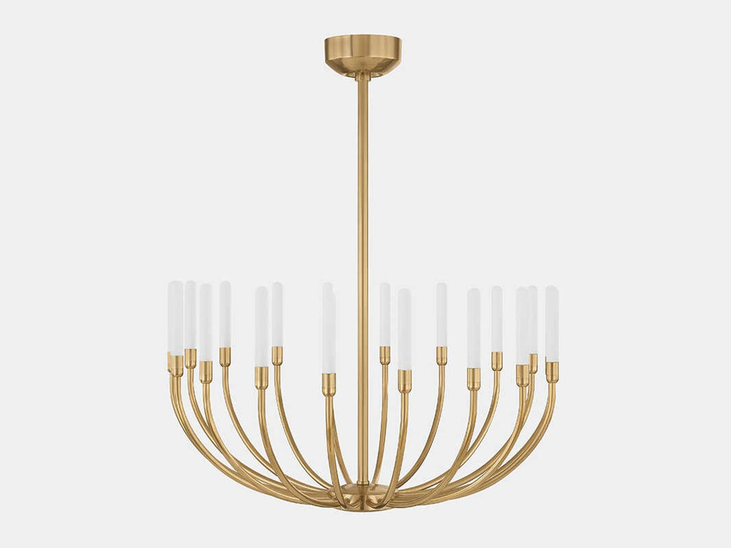 Corbett Lighting 18-Light Amalthea Chandelier in Vintage Brass