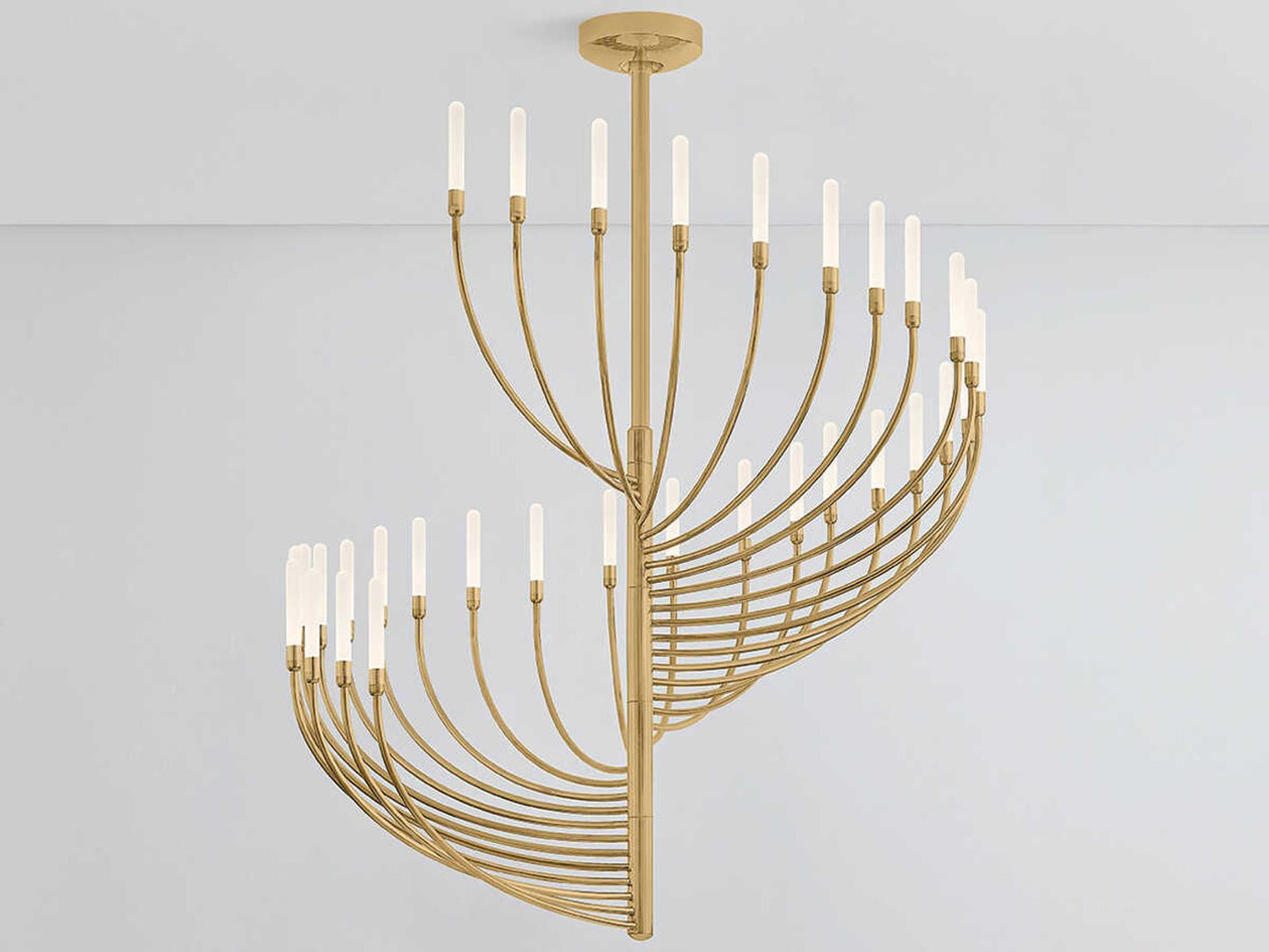 Corbett Lighting Amalthea 32-Light LED Chandelier in Vintage Brass