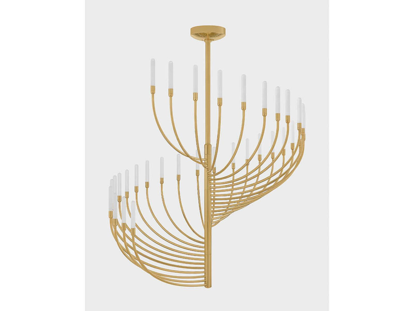Corbett Lighting Amalthea 32-Light LED Chandelier in Vintage Brass