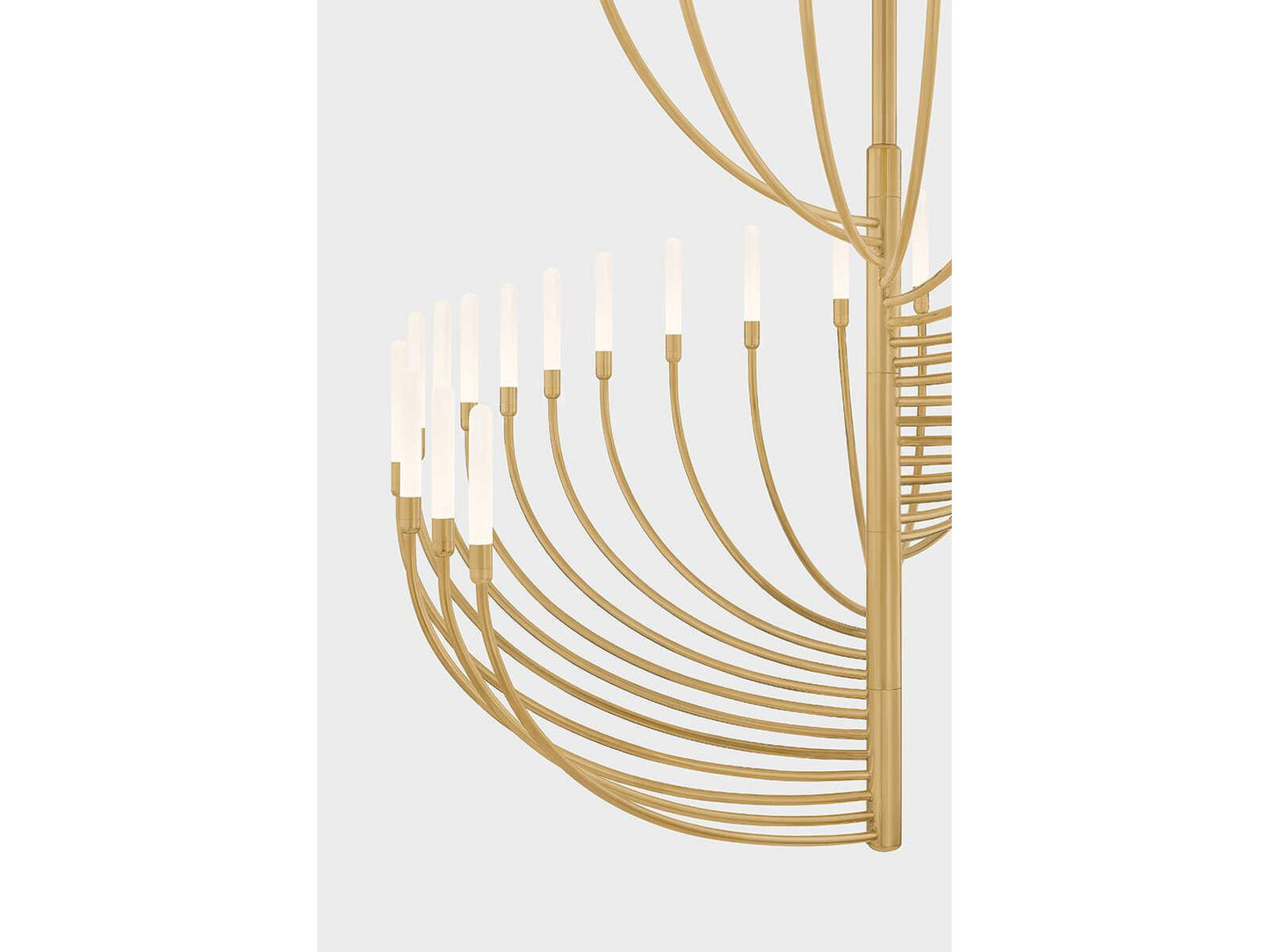 Corbett Lighting Amalthea 32-Light LED Chandelier in Vintage Brass