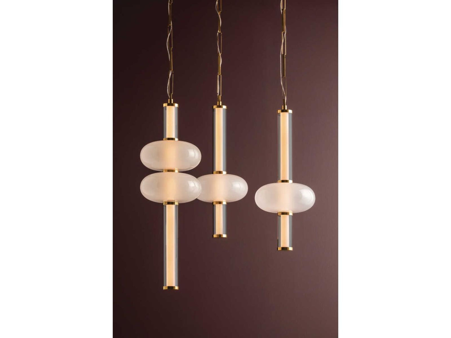 Corbett Lighting Corbin 3-Light LED Chandelier in Vintage Brass