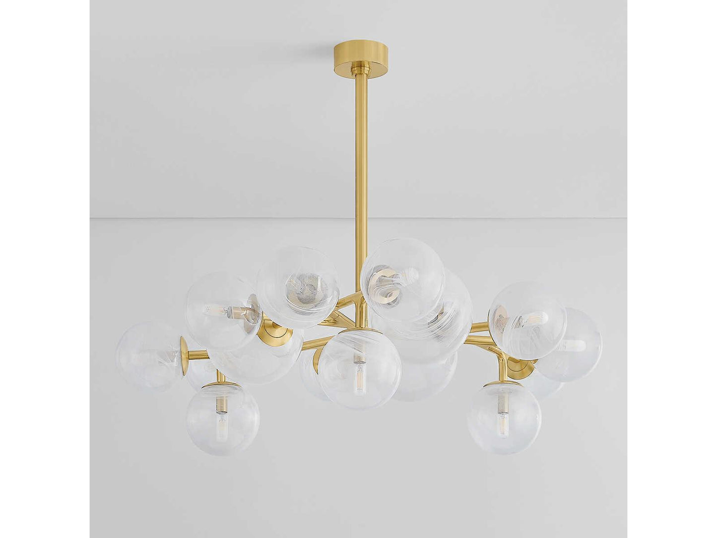 Corbett Lighting 15-Light Glasgow Chandelier Vintage Polished Brass