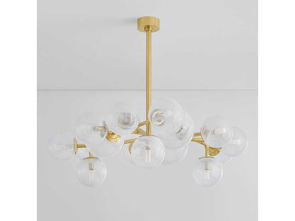 Corbett Lighting 15-Light Glasgow Chandelier Vintage Polished Brass