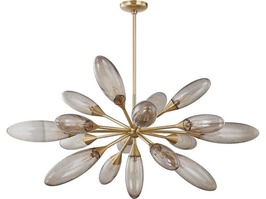 Corbett Lighting 17-Light Cordoba Chandelier in Vintage Brass