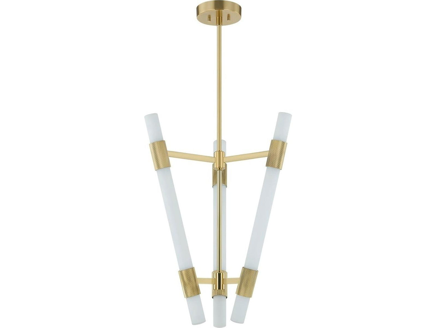 Corbett Lighting 3-Light Krakow LED Chandelier in Vintage Brass Finish