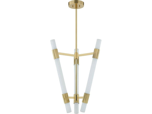 Corbett Lighting 3-Light Krakow LED Chandelier in Vintage Brass Finish
