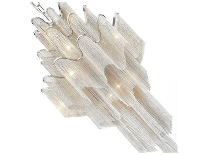 CWI Lighting Daisy 17-Light Down Chandelier in Chrome
