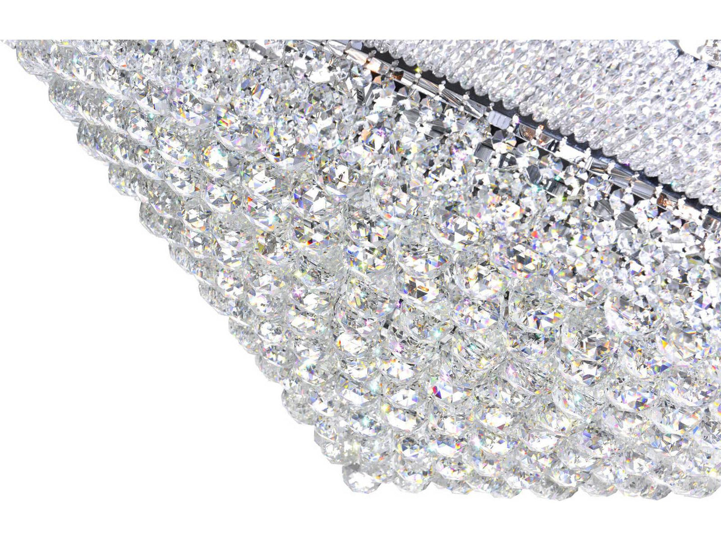 CWI Lighting 38-Light Empire Chandelier in Chrome with K9 Crystals