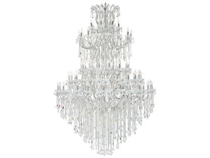 CWI Lighting 84-Light Maria Theresa Chandelier in Chrome with Clear Crystal