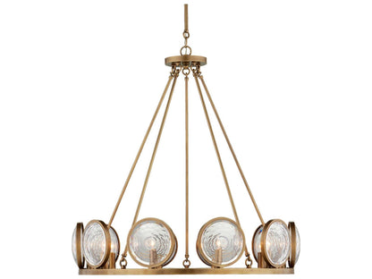 Currey & Company Currey and Company 10-Light MarjieScope Chandelier in Antique Brass