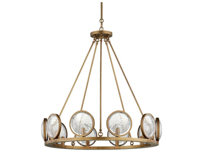 Currey & Company Currey and Company 10-Light MarjieScope Chandelier in Antique Brass