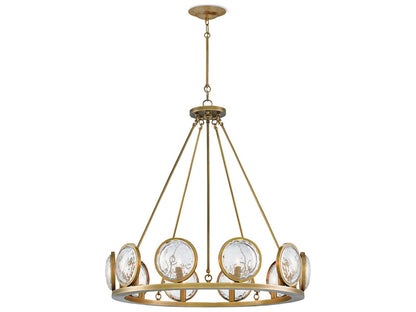 Currey & Company Currey and Company 10-Light MarjieScope Chandelier in Antique Brass