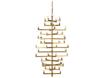 Currey & Company Currey and Company 52-Light Andre Grande Chandelier in Brass