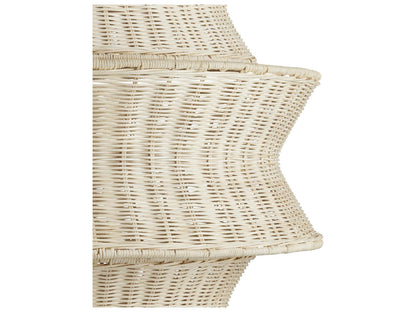 Currey & Company Currey and Company 9-Light Phebe Tiered Chandelier in Bleached Natural and Vanilla