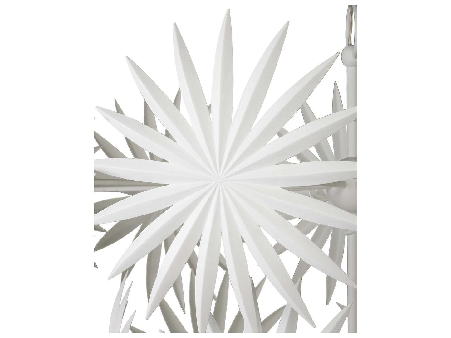 Currey & Company Currey and Company Bismarkia 13-Light Gesso White Chandelier