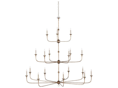 Currey & Company Currey and Company 18-Light Nottaway Grande Chandelier in Pyrite Bronze