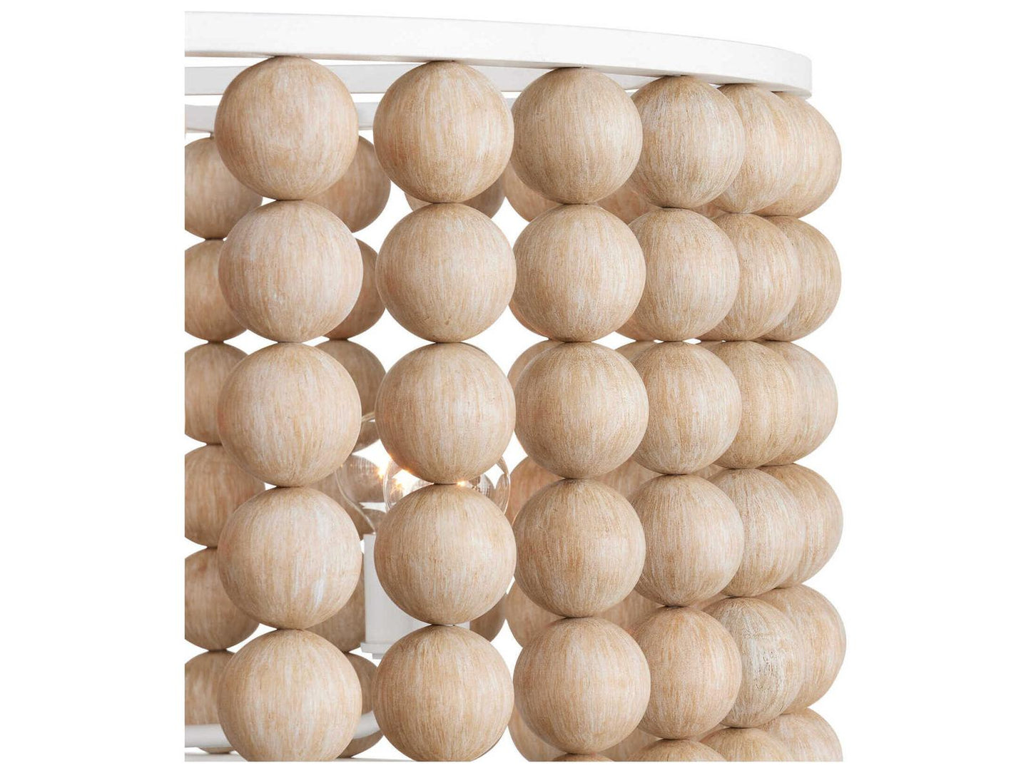 Currey & Company Currey and Company 6-Light Holcroft Chandelier in Sandstone and Sugar White