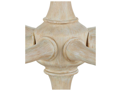 Currey & Company Currey and Company 6-Light Aleister Chandelier in Sandstone Finish