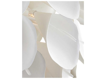 Currey & Company Currey and Company 9-Light Diego Chandelier in Gesso White Wrought Iron