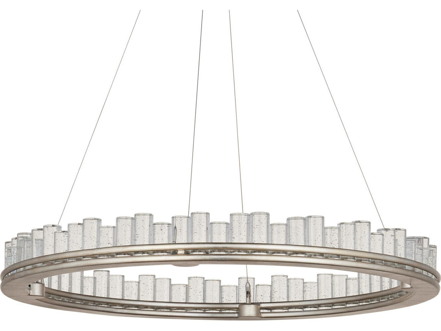 Currey & Company Pleiades 1-Light Silver Round Chandelier