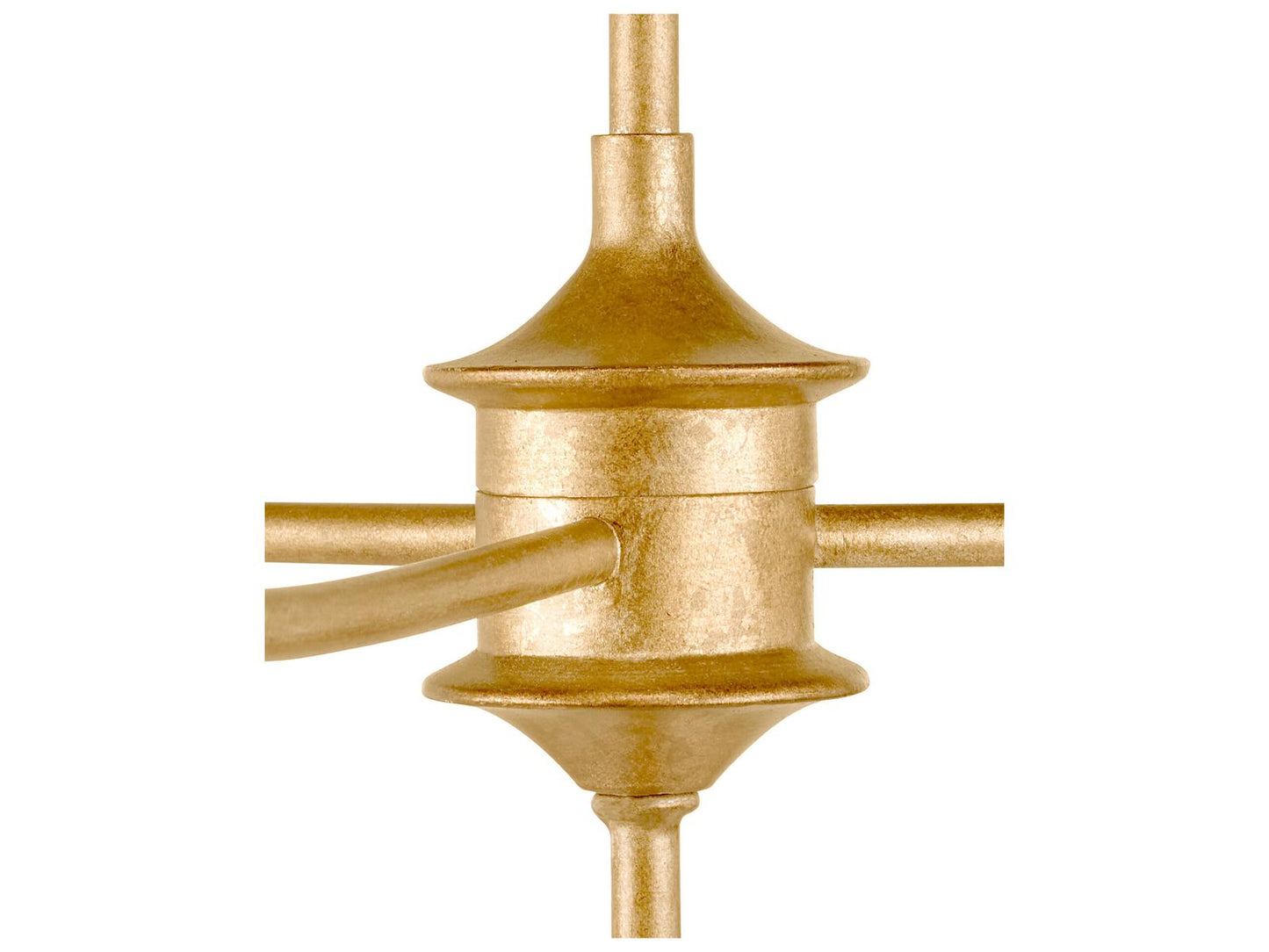 Currey & Company Currey and Company Nottaway Grande 18-Light Chandelier in Contemporary Gold Leaf
