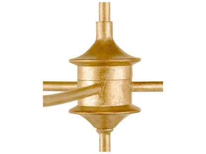 Currey & Company Currey and Company Nottaway Grande 18-Light Chandelier in Contemporary Gold Leaf