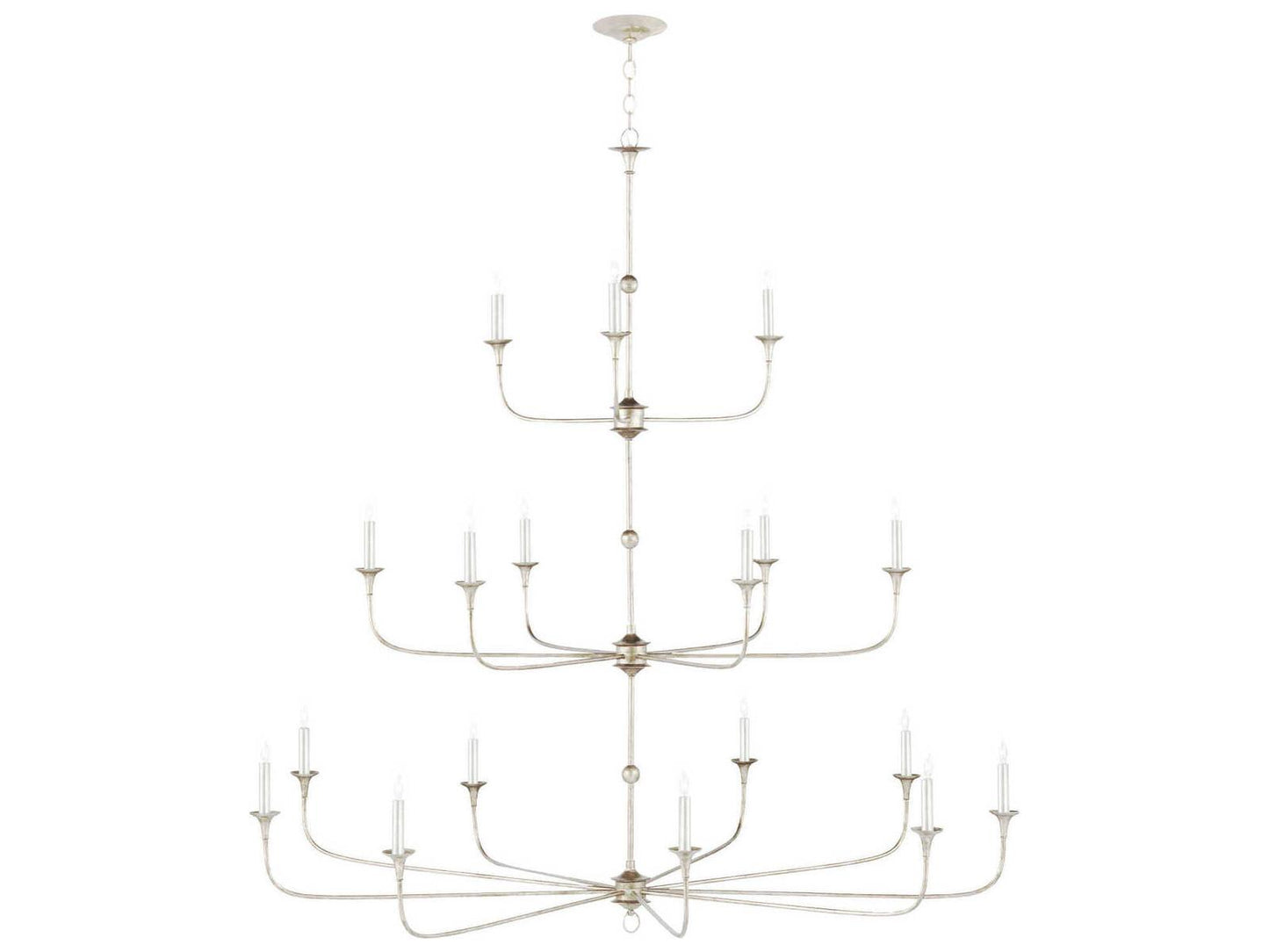 Currey & Company Currey and Company 18-Light Nottaway Grande Chandelier in Champagne Finish