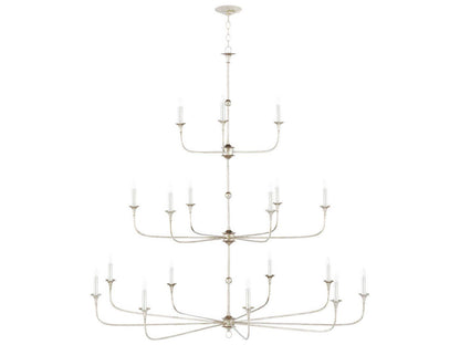 Currey & Company Currey and Company 18-Light Nottaway Grande Chandelier in Champagne Finish