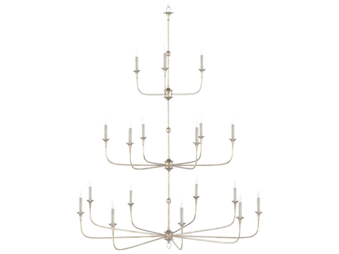 Currey & Company Currey and Company 18-Light Nottaway Grande Chandelier in Champagne Finish