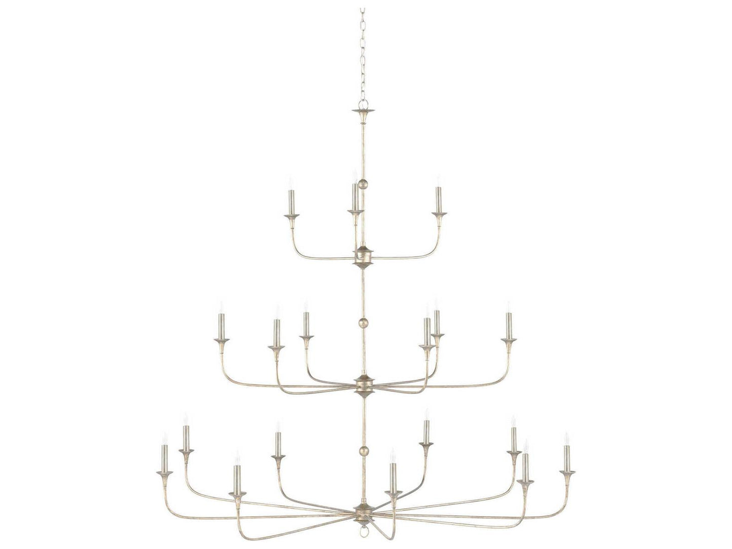 Currey & Company Currey and Company 18-Light Nottaway Grande Chandelier in Champagne Finish