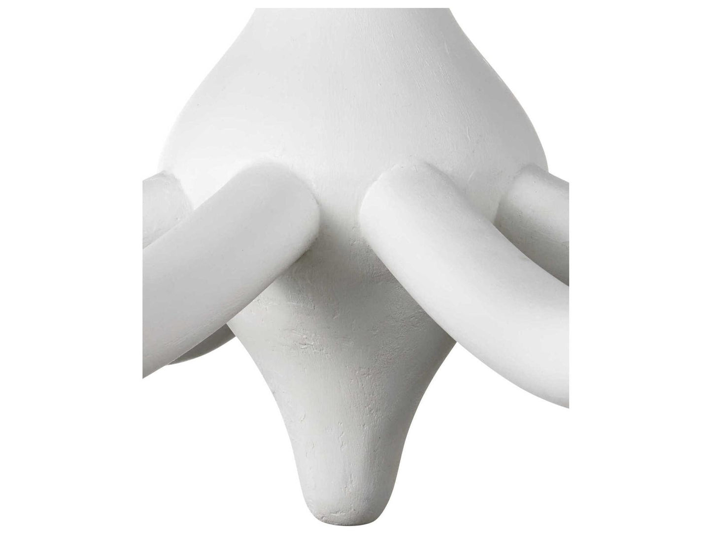 Currey & Company Currey and Company 8-Light Ludwig Chandelier in Gesso White