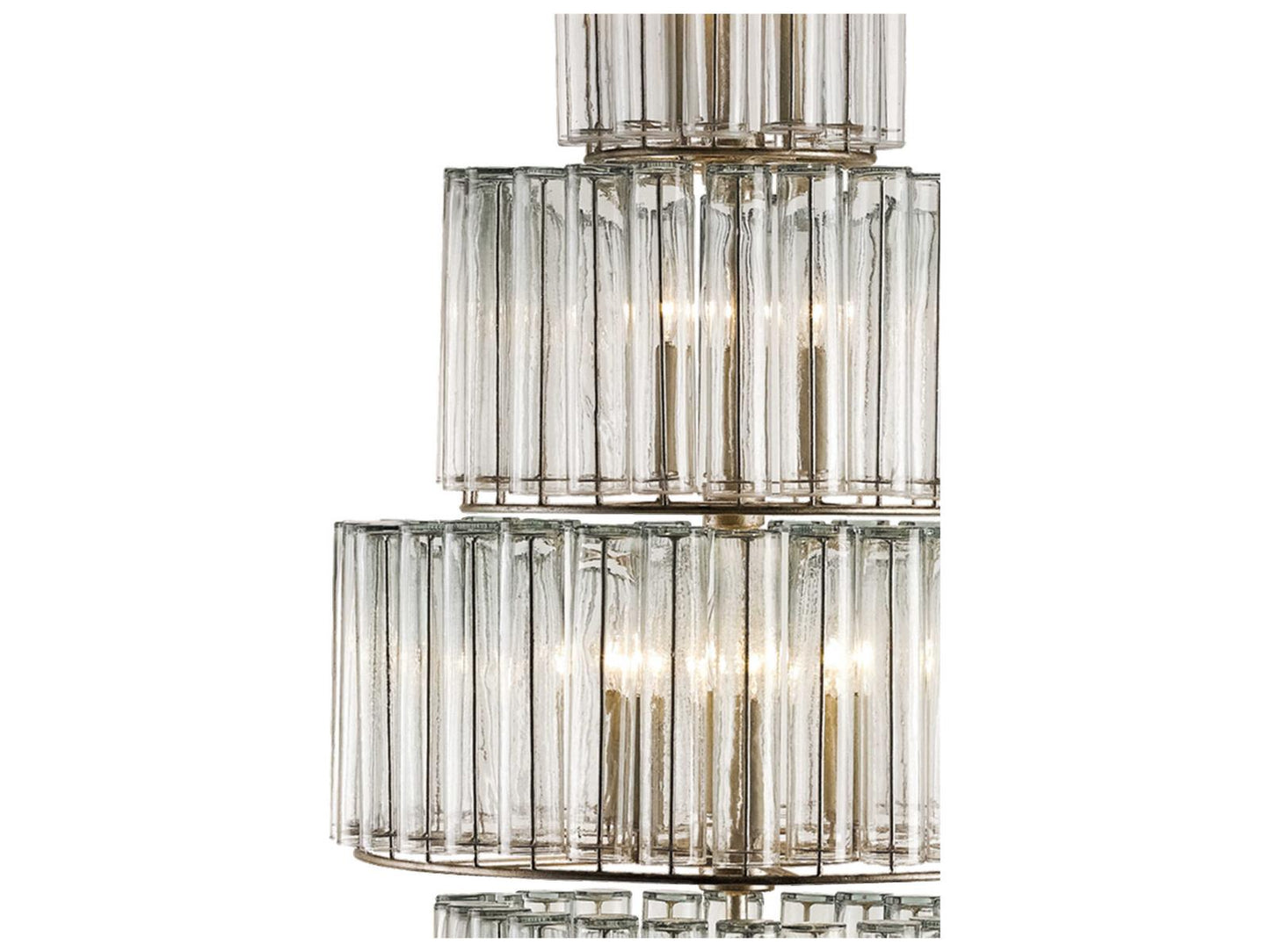 Currey & Company Currey and Company 18-Light Bevilacqua Chandelier in Silver Leaf