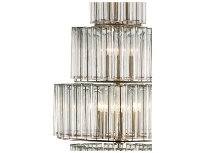 Currey & Company Currey and Company 18-Light Bevilacqua Chandelier in Silver Leaf