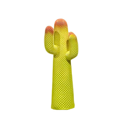 Mello Sculptural Cactus Coat Rack ∅ 25.6″ x W 23.6″ x H 51.2″ / Yellow Home Decor