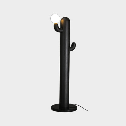 Cactus Wood Floor Lamp Model A: ∅ 14.2″ x H 50″ / Black / US Plug Floor lamp