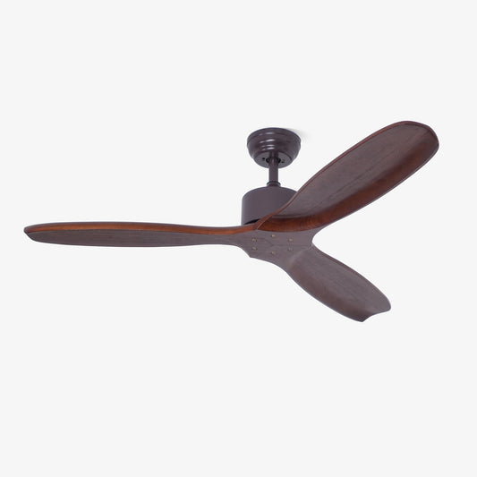 Caesar Kissel 52’’ Ceiling Fan ∅ 52″ x H 11.8″ / Walnut Wood Grain Ceiling fan light