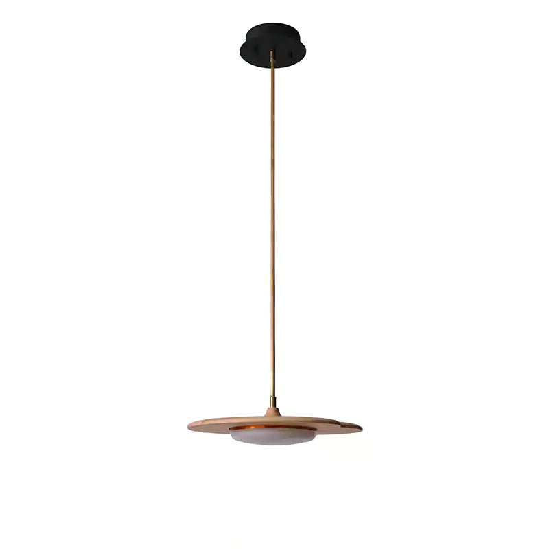 Calder Blossom Chandelier 1 Head: ∅ 15’’ x W 39.4’’ / Wood Color / Warm Light Chandelier