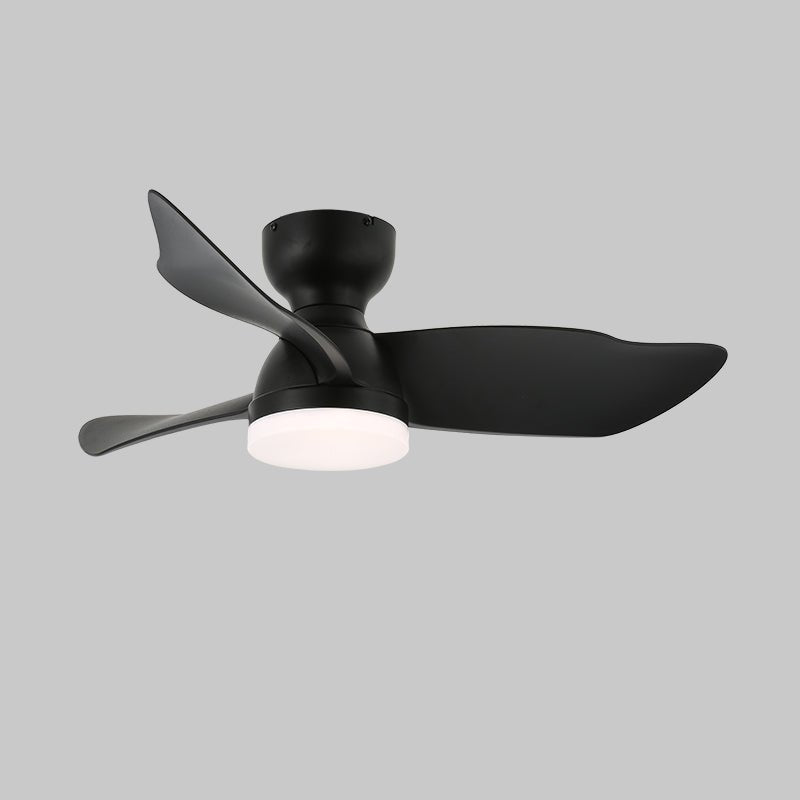 Calix 27’’ Ceiling Fan Light ∅ 27″ x H 9.8″ / Model C Black / Three-Color Changing Light Ceiling fan light