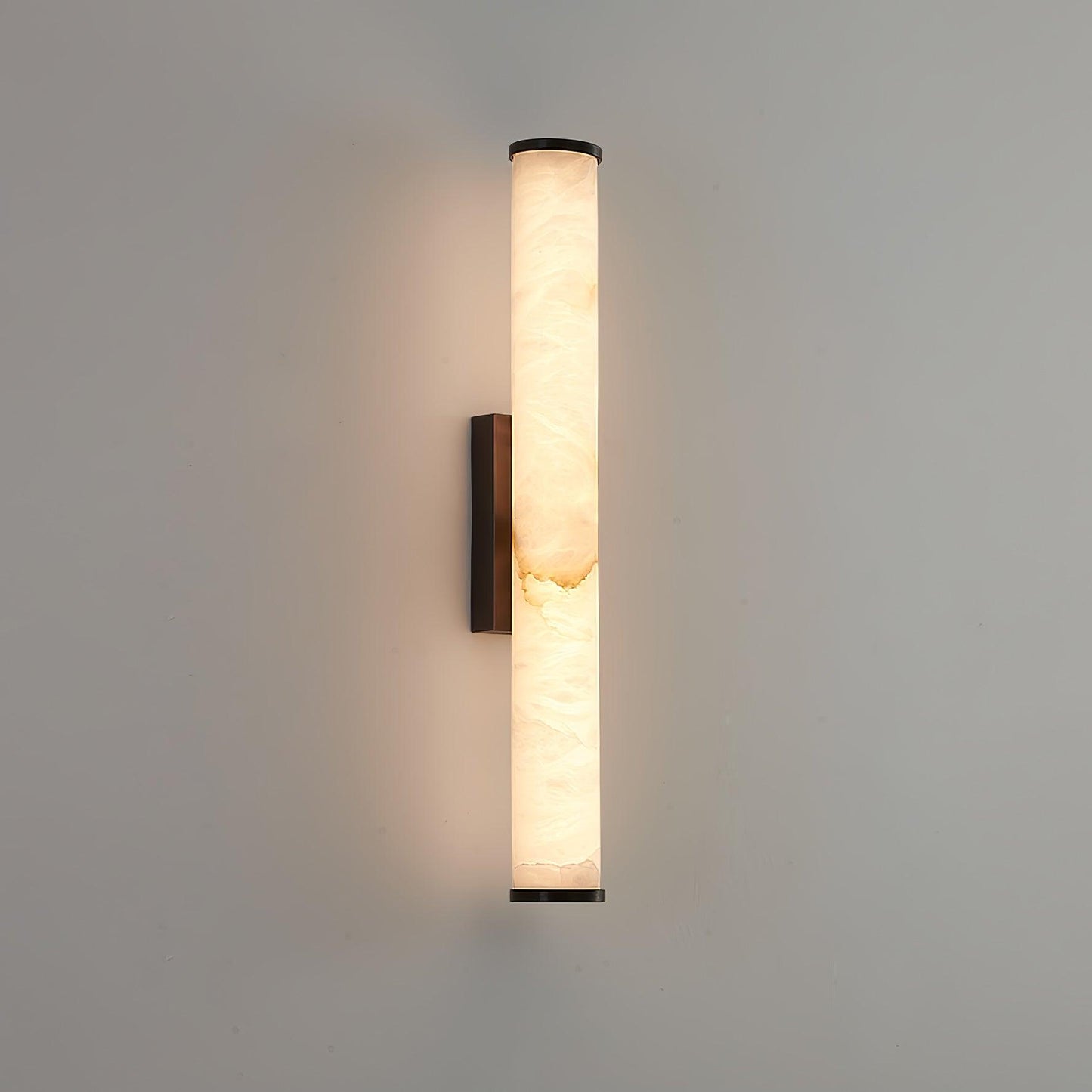 Callisto Wall Lamp Black & White ∅ 2.4″ x H 22.6″ / Warm Light Wall lamp