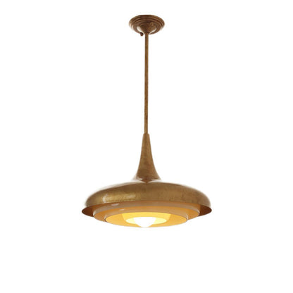 Blossom Pendant Light ∅ 17.7″ x H 11.8″ / Dia 45cm x H 30cm / Gold & Creamy yellow Pendant light