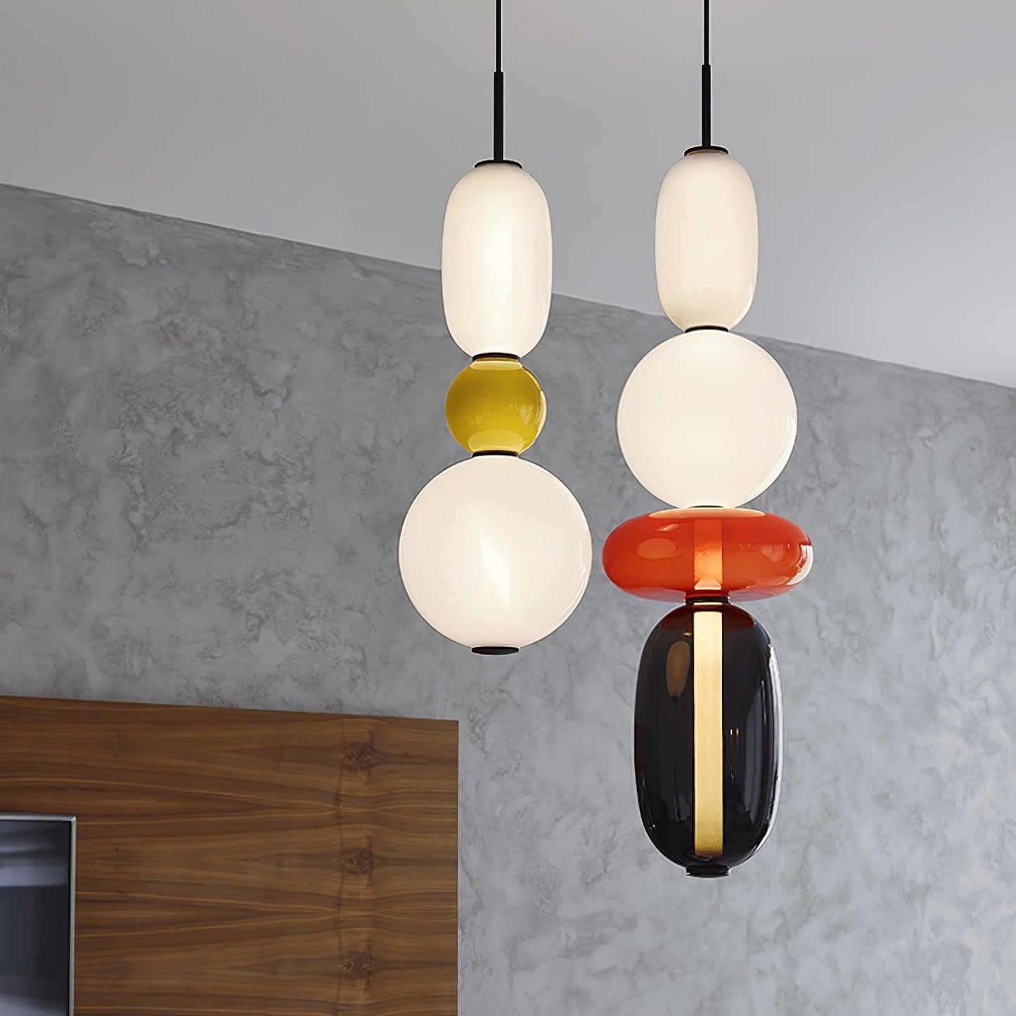 Candied Glass Combo Pendant Light Pendant light