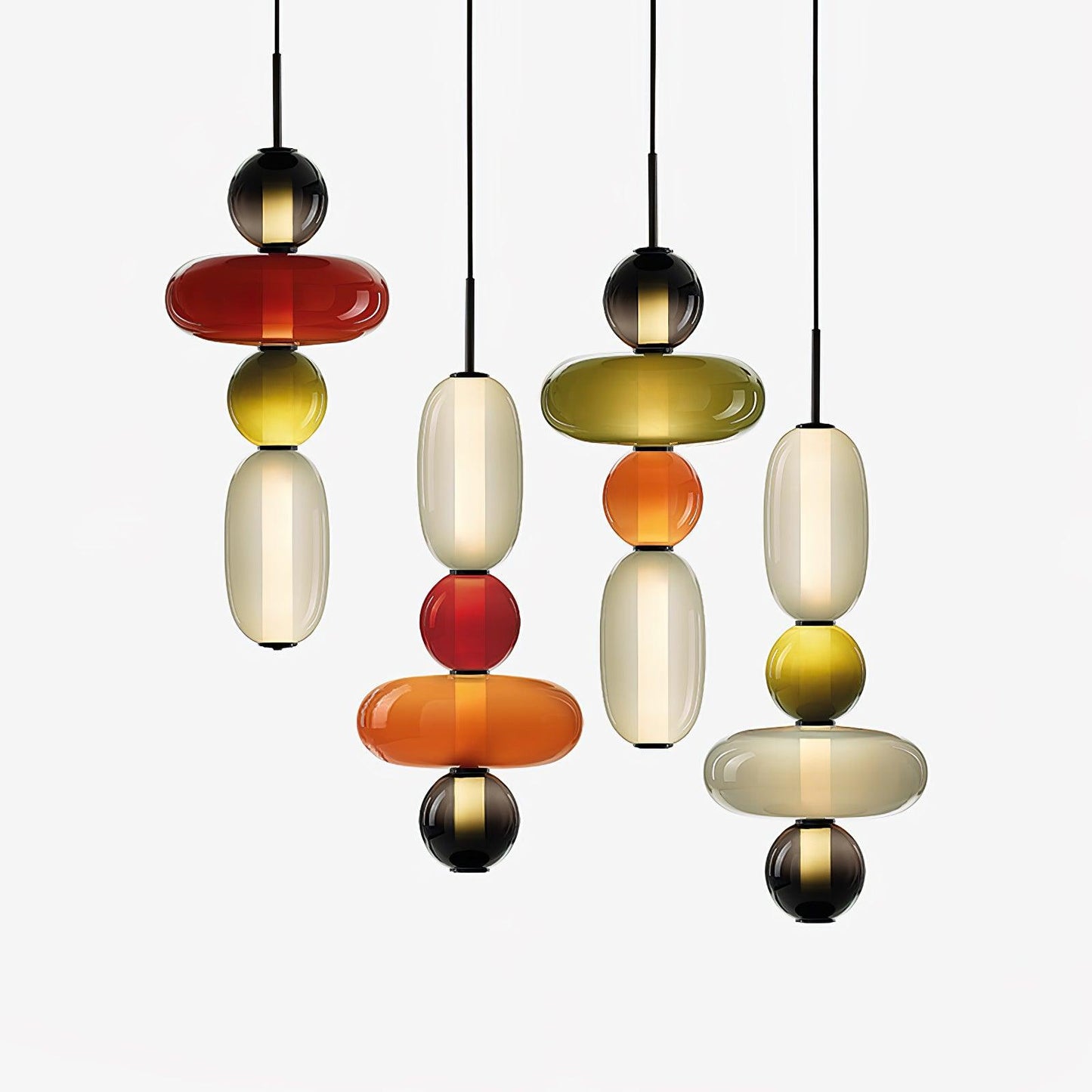 Candied Glass Combo Pendant Light Pendant light