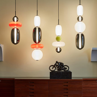 Candied Glass Combo Pendant Light Pendant light