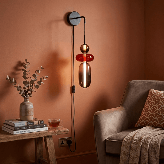 Candied Glass Plug-in Wall Light