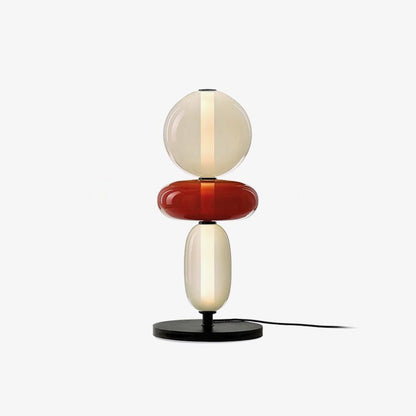 Candied Glass Table Light Model B Red ∅ 7.9″ x H 17.7″ / Dia 20cm x H 45cm / Warm Light / US Plug Table lamp