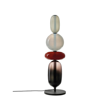 Candied Glass Table Light Model C Red ∅ 7.9″ x H 26″ / Dia 20cm x H 66cm / Warm Light / US Plug Table lamp