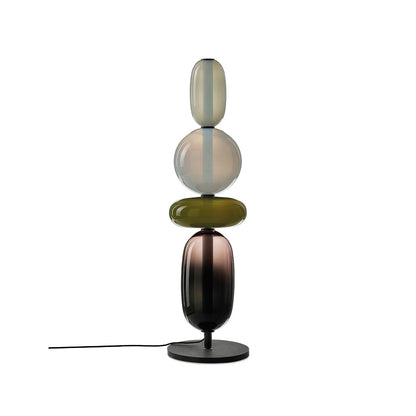 Candied Glass Table Light Model C Green ∅ 7.9″ x H 26″ / Dia 20cm x H 66cm / Warm Light / US Plug Table lamp